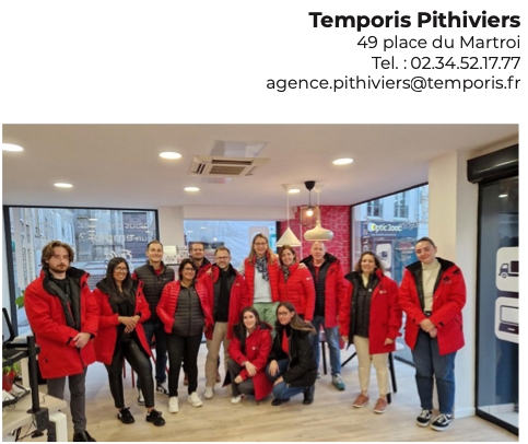 Franchise Agence Temporis Pithiviers : une agence avec un grand vivier de talents !