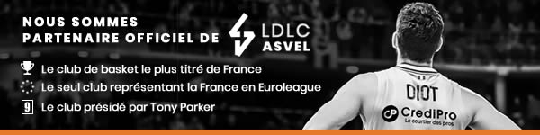 Franchise CrediPro devient partenaire officiel de LDLC ASVEL