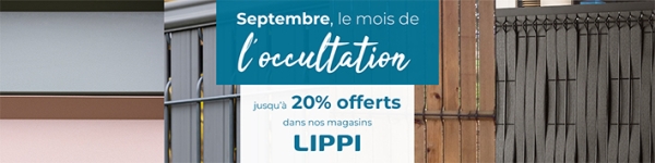 Franchise LIPPI : septembre, le mois de l’occultation dans les magasins LIPPI 