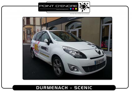 Franchise Point d'Encre Durmenach - Marquage véhicule