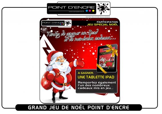 Franchise Point d'Encre : Grand Jeu Noel 2012
